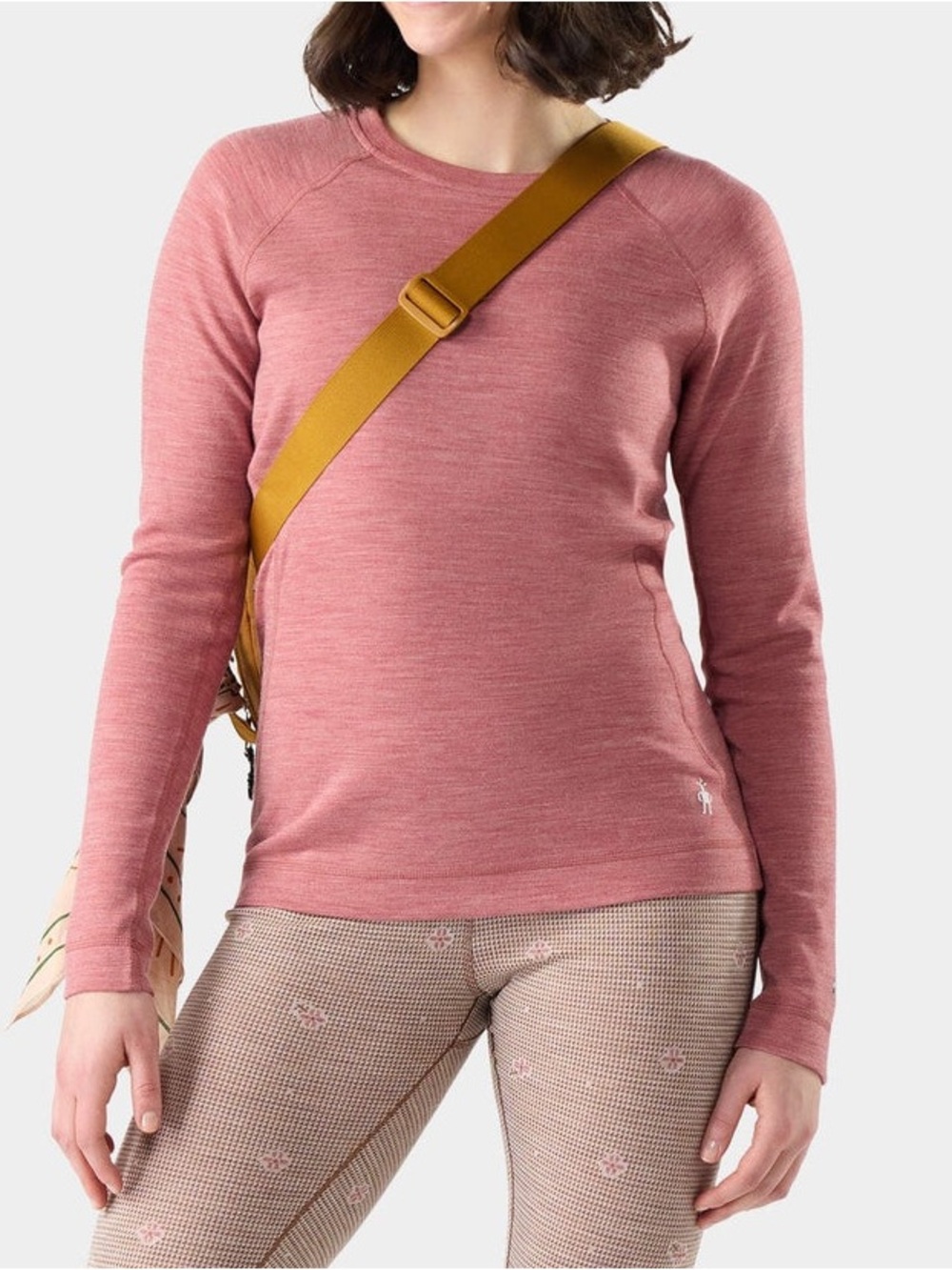 Smartwool Classic Terracotta Thermal Merino Base Layer Crewneck Sweater Large